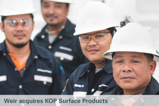 Weir集团收购KOP Surface Products公司